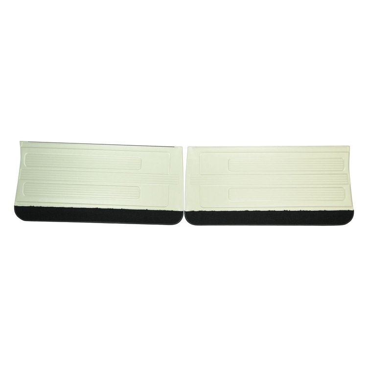 DO432 Front Door Panels for 1967 Pontiac GTO/Lemans Parchment/Black/Gold Edition