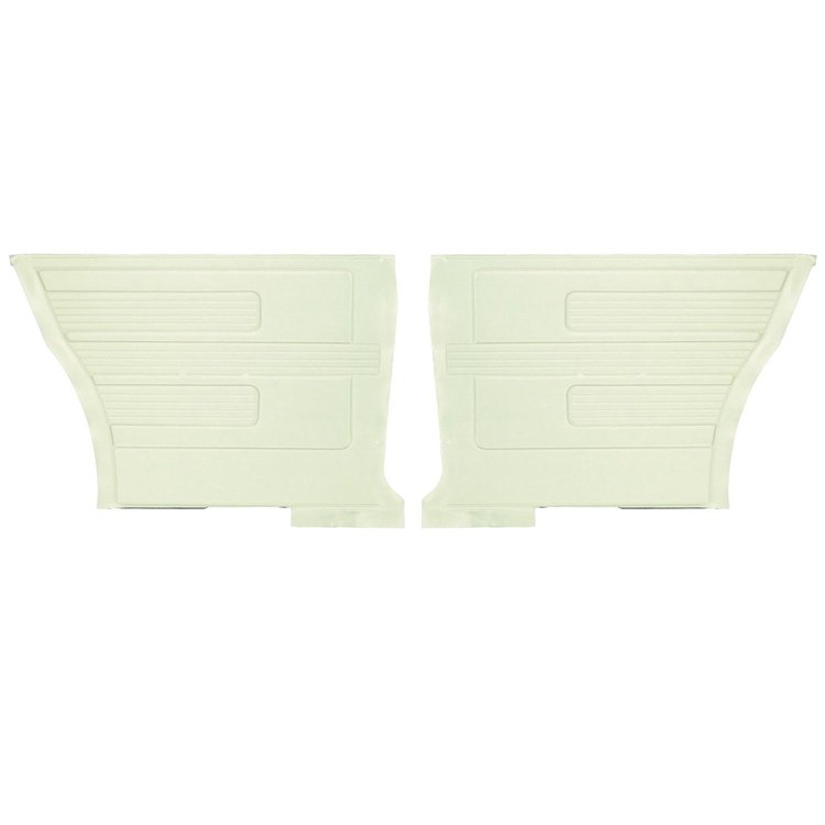 DO432C Rear Door Panels for 1967 Pontiac GTO/Lemans Hardtop Parchment/Black/Gold Edition