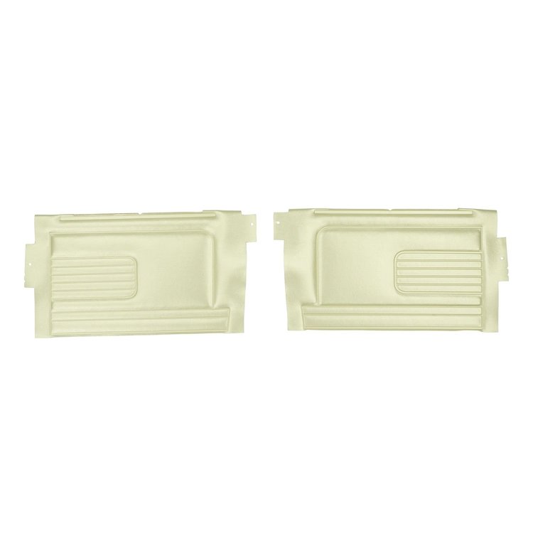 DO432V Rear Door Panels for 1967 GTO/Lemans Convertible Parchment/Black/Gold Edition