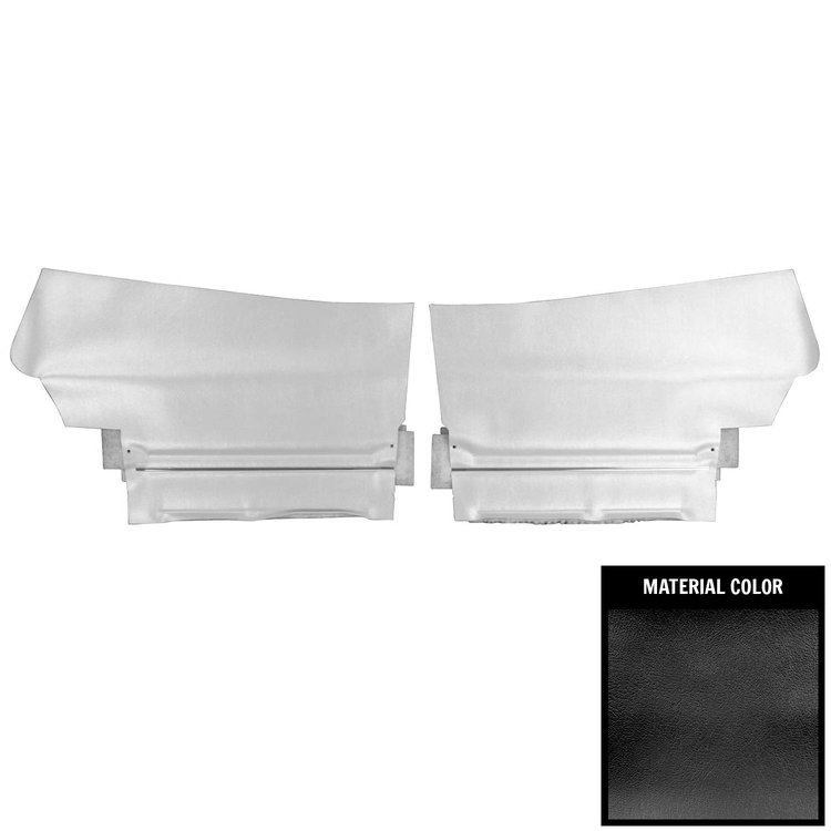 DO450V Rear Door Panels for 1969 Pontiac GTO/Lemans Convertible Black/Gold Edition