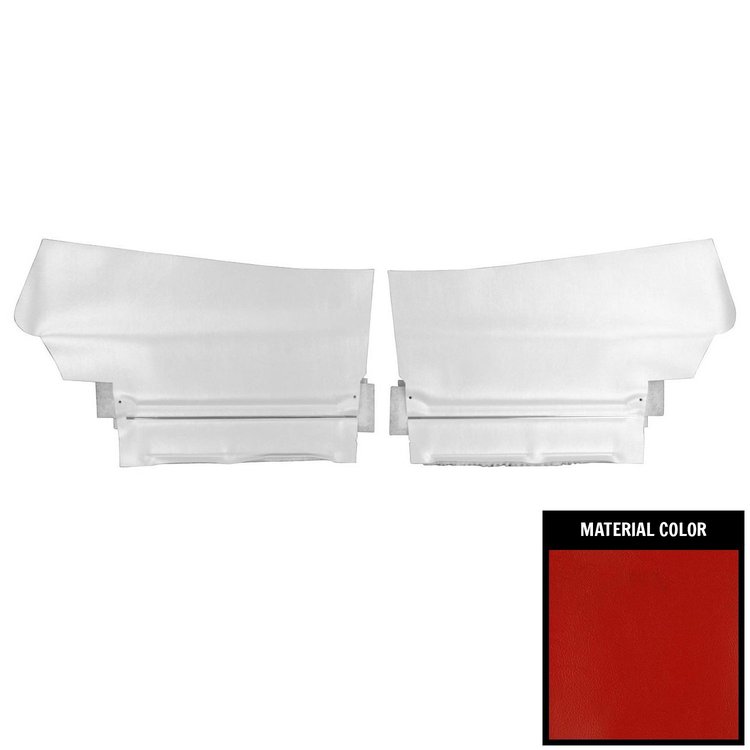 DO454V Rear Door Panels for 1969 Pontiac GTO/Lemans Convertible Red/Gold Edition