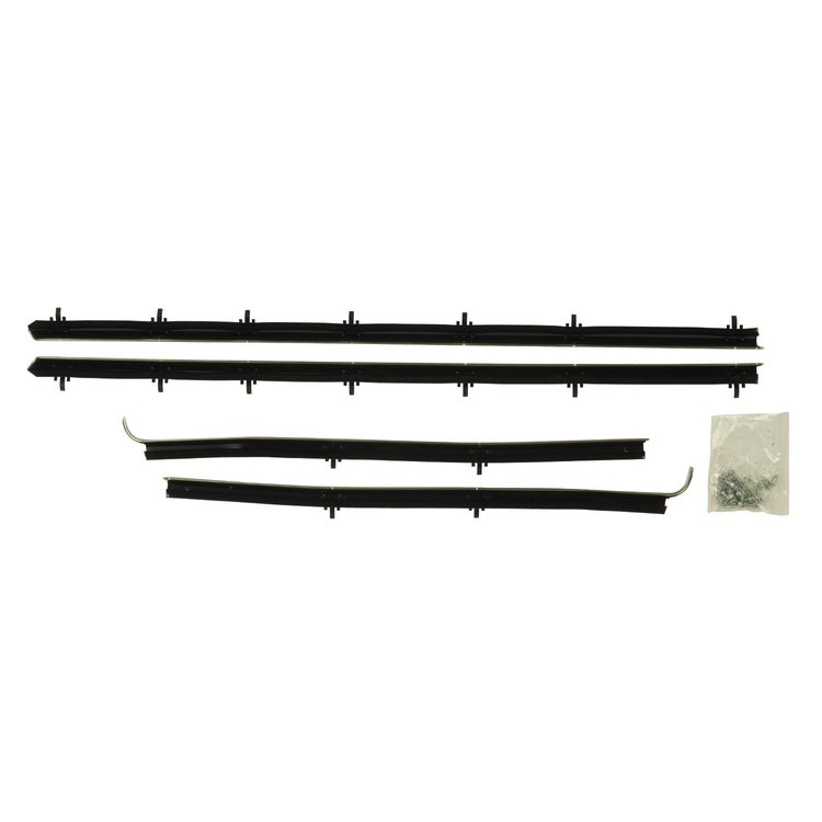F202-10 4 Piece Window Felt Kit for 1966-1967 Chevrolet Chevelle, Hardtop