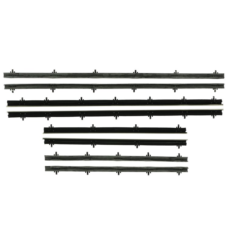 F202-3 Window Felts for 1966-1967 Chevrolet Chevelle, 4 Door Sedan