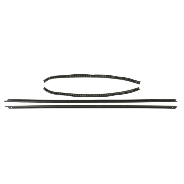 F205-10 4 Piece Outer Only Window Felt Kit for 1969 Chevrolet Chevelle, Hardtop