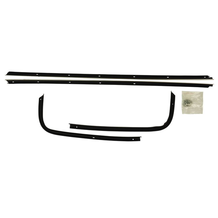 F206-10 4 Piece Outer Only Window Felt Kit for 1970-72 Chevrolet Chevelle, Hardtop