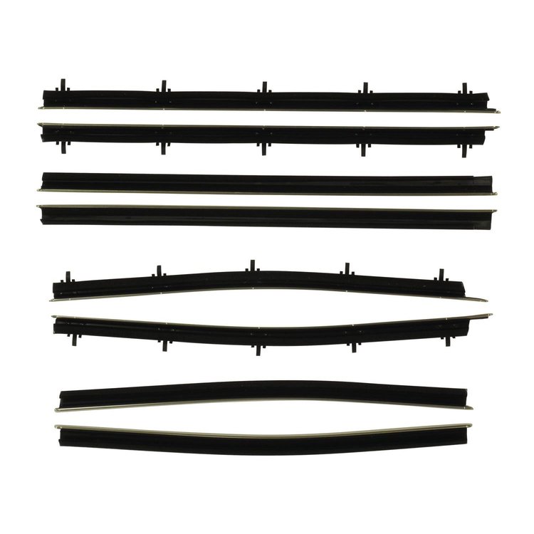F211-2 Window Felts for 1968-1972 Chevrolet Nova 4 Door Sedan