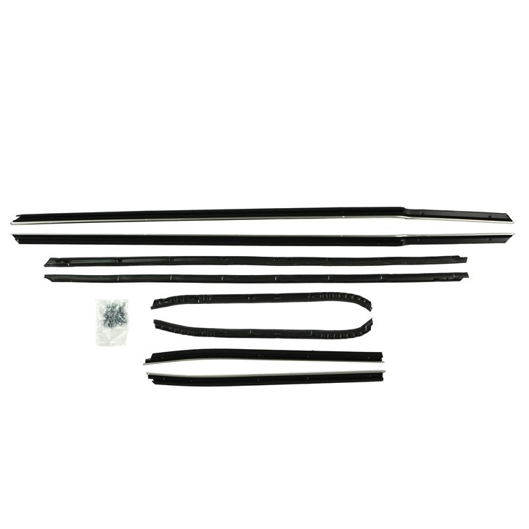 F220-4 W/Special Mouldings Window Felts for 1966 Chevrolet Caprice Hardtop