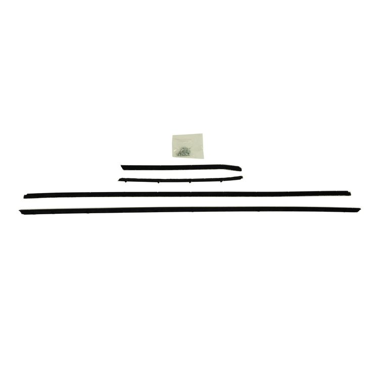 F236-20 4 Piece Outer Only Window Felts W/Special Mouldings for 1968 GM F-Body Convertible