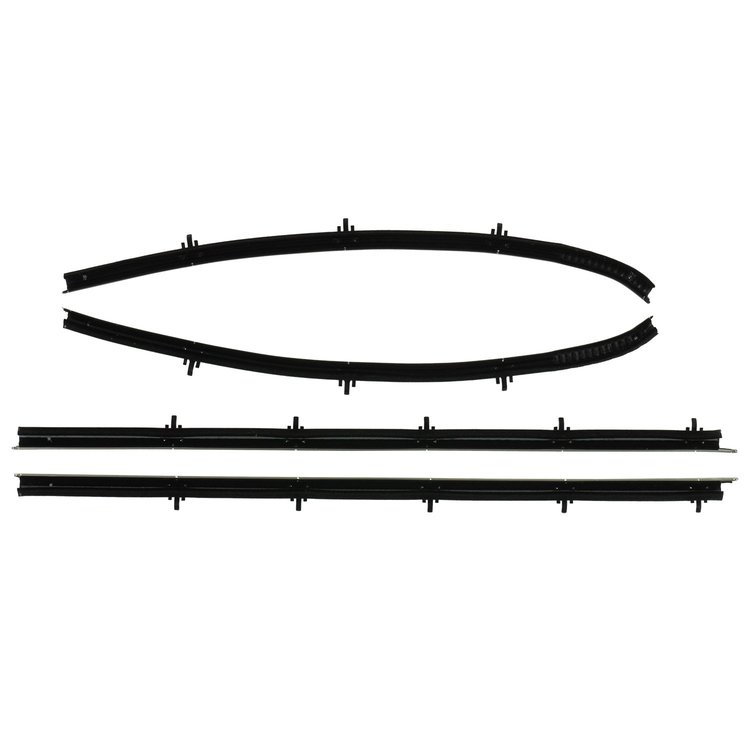 F241-30 Outer Only Window Felts for 1968-1969 Oldsmobile Cutlass 2 Door Sedan