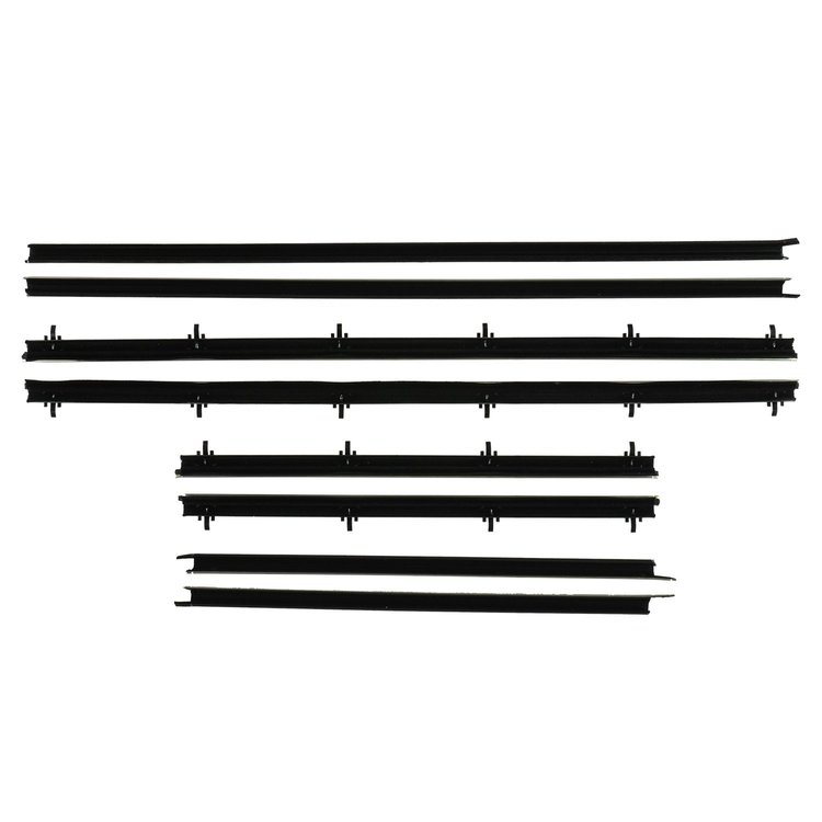 F277-2 8 Piece Window Felt Kit for 1973-1975 Chevrolet Nova 4 Door Sedan