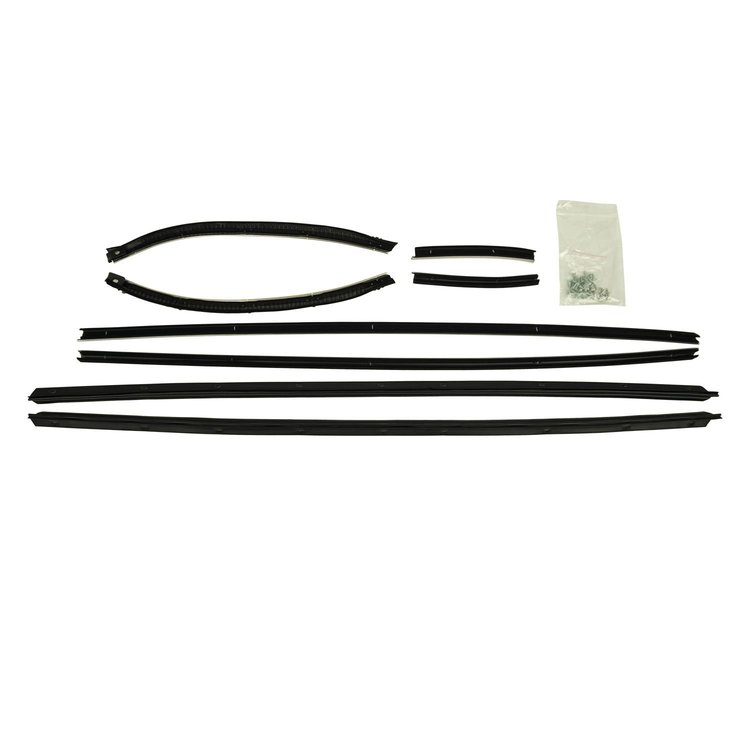 F408-1 8 Piece Window Felts for 1971 Dodge Charger Hardtop