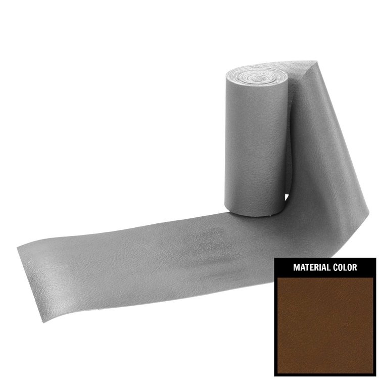 HEADERM42 Convertible Header Vinyl Trim Strip for 1968-1972 GM A-Body Dark Saddle