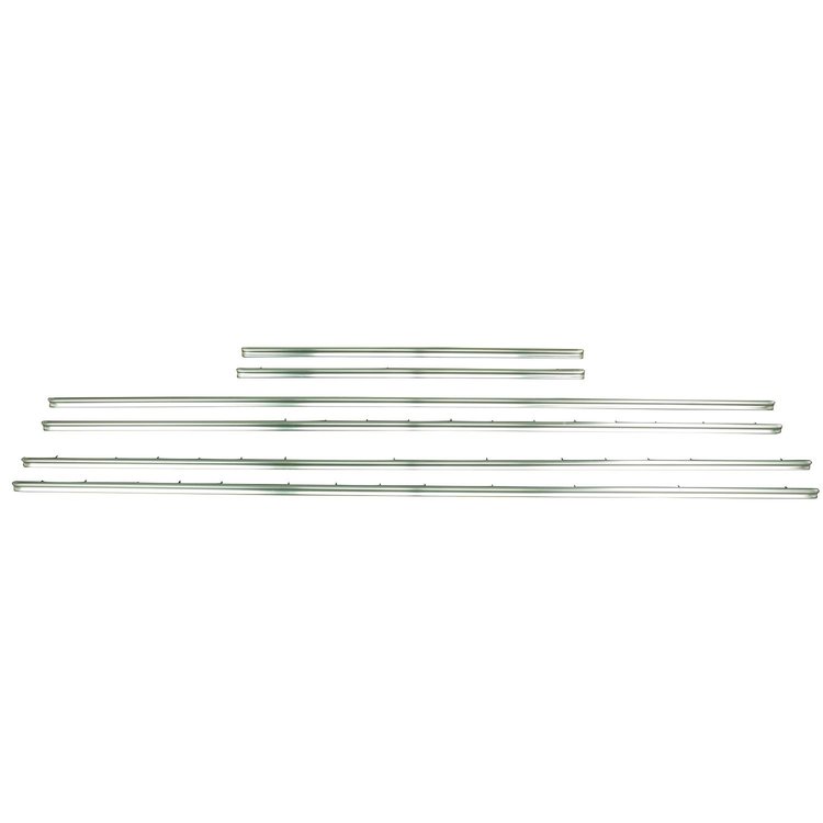 M145 Front & Rear Door Panel Moulding Kit for 1968 Pontiac Firebird Hardtop