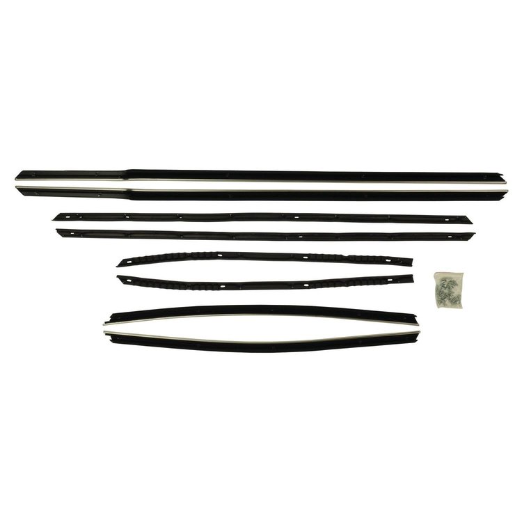 O228-1 Window Felt Kit for 1969 Pontica GTO 2 Door Hardtop