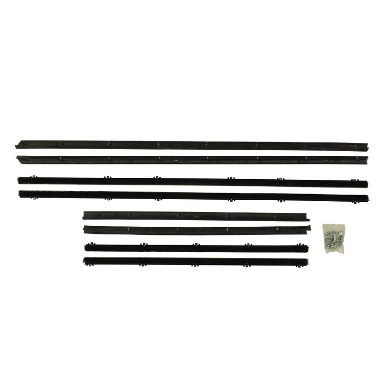 O239-3 Window Felt Kit W/Special Moulding for 1965 Oldsmobile Cutlass 2 Door Sedan
