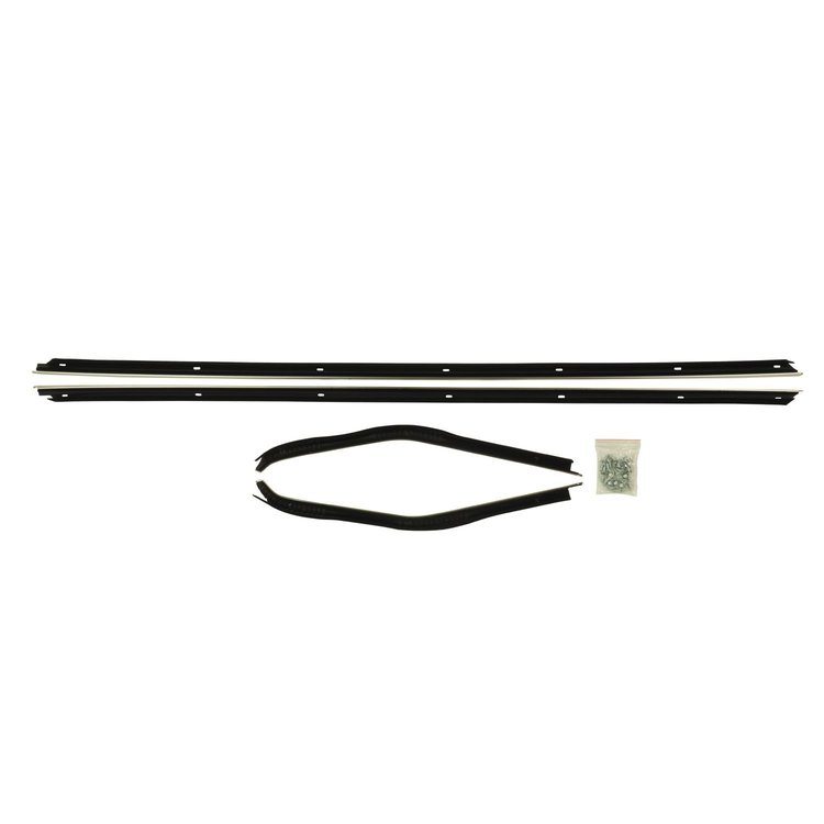 O242-60 Outers Only Window Felt Kit for 1970-1972 Oldsmobile Cutlass Supreme 2 Door Hardtop