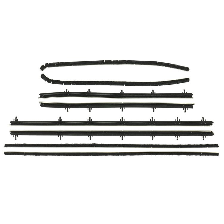 O301-2 Window Felt Kit for 1966-1967 Buick Skylark Grand Sport 2 Door Hardtop