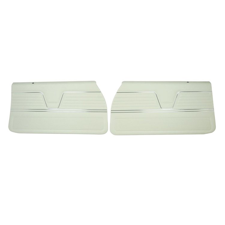 PD256-1 Front Door Panels for 1969 Chevrolet Chevelle, Pre-Assembled White