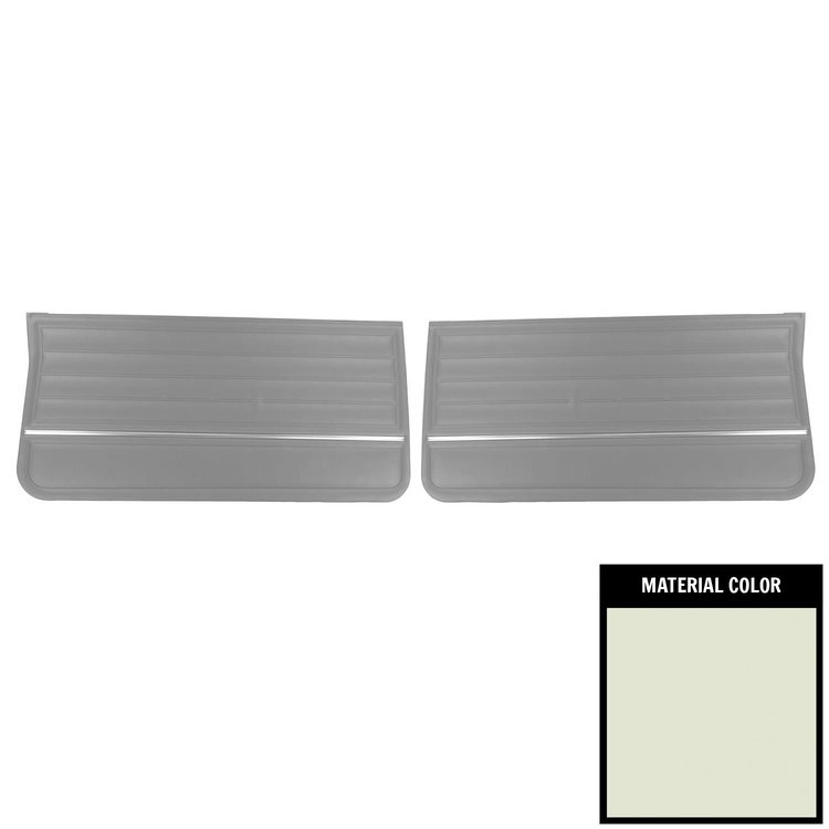 PDO266 Pre-Assembled Gold Edition, Front Door Panels for 1965 Chevrolet Chevelle, Fawn
