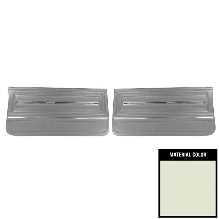 PDO288 Pre-Assembled Gold Edition, Front Door Panels for 1966 Chevrolet Chevelle, 2 Tone Fawn