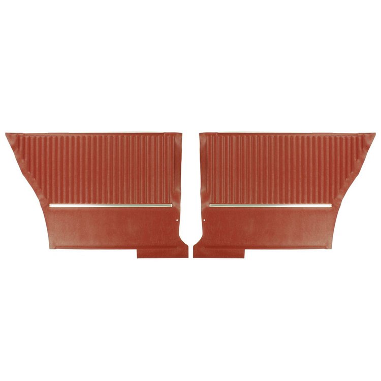 PDO301C Pre-Assembled Gold Edition, Rear Door Panels for 1964 Chevelle, Hardtop Red