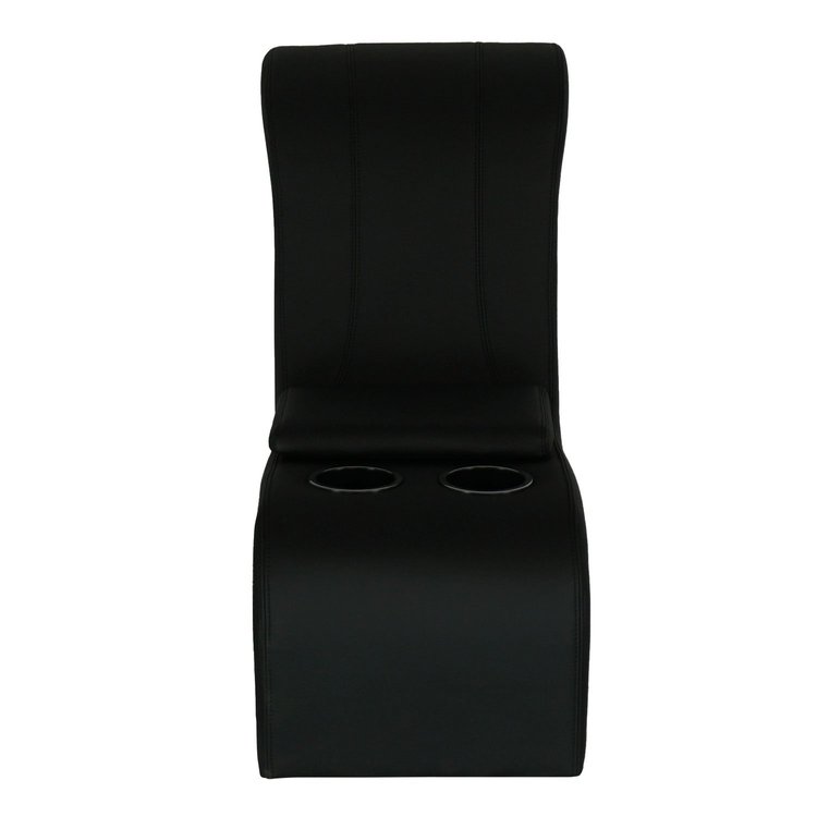 RM-CA11 Truck Console with Cupholders and with Storage Black Vinyl Black Thread