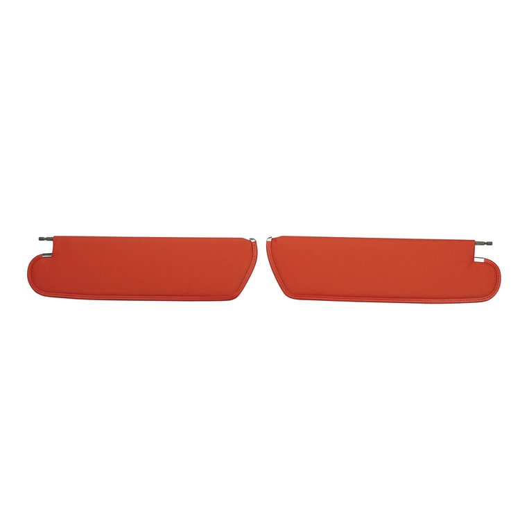 SV1102AC Basketweave Sun Visors for 1964-1965 Chevrolet Chevelle,/El Camino Bright Red