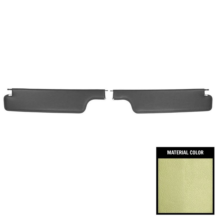 SV2723 Sun Visors for 1966-1970 Pontiac Bonneville/Catalina Convertible Light Green