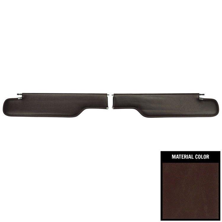 SV401V Sun Visors for 1968 Oldsmobile Cutlass Maroon