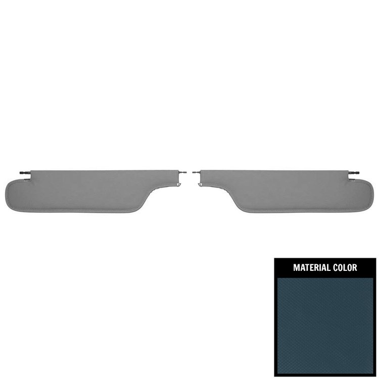 SV7105AC Basketweave Sun Visors for 1967-1968 Pontiac Firebird Hardtop Dark Blue
