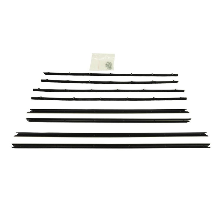 WX130 Outer Window Felts for 1964-1965 Plymouth B-Body 2 Door Hardtop