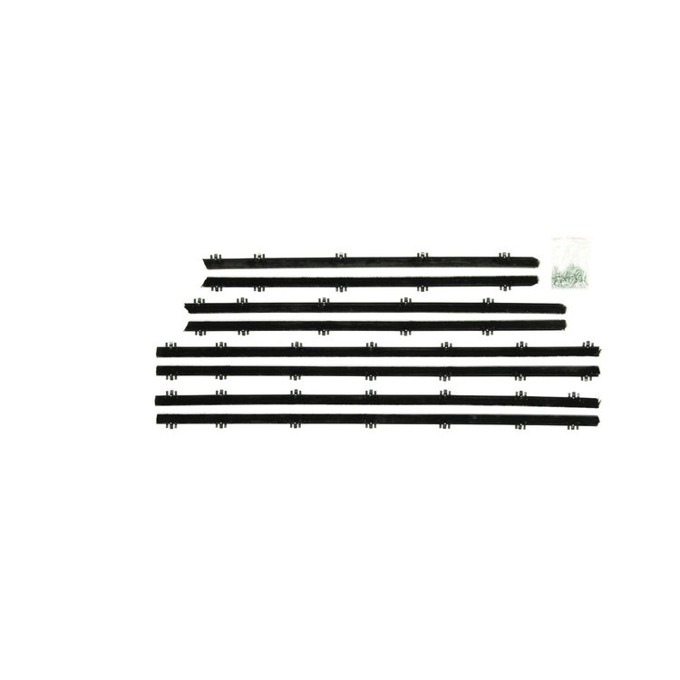 WX144 Outer Window Felts for 1963-1966 Plymouth Valiant 2 Door Sedan