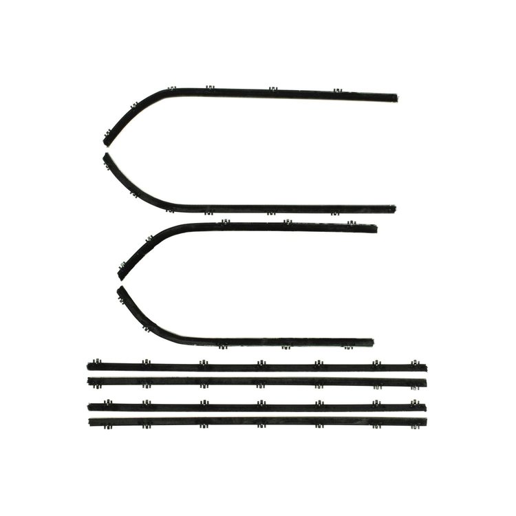 WX145 Outer Window Felts for 1963-1966 Dodge Dart 2 Door Hardtop