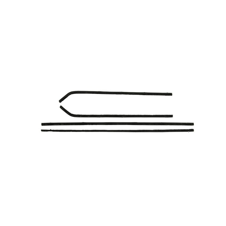 WX229 Outer Window Felts for 1963 Mopar B-Body 2 Door Hardtop