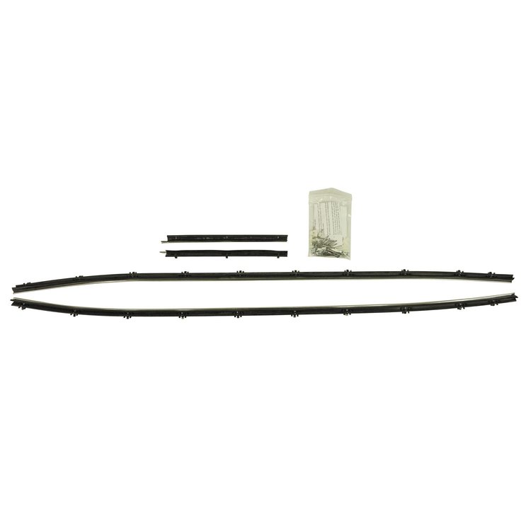 WX297 Outer Window Felts for 1967-1969 Plymouth Barracuda 2 Door Hardtop