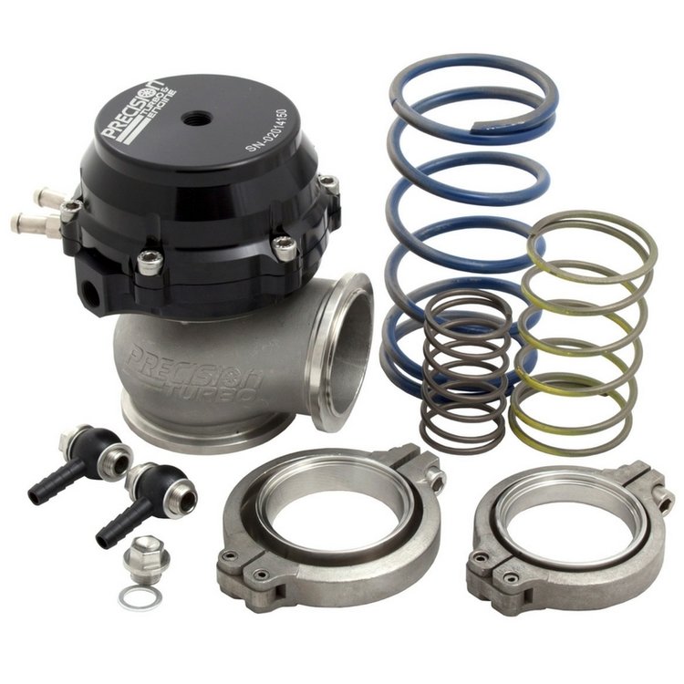 PW46 External Wastegate, 1-Bar (15 PSI) Spring Rate