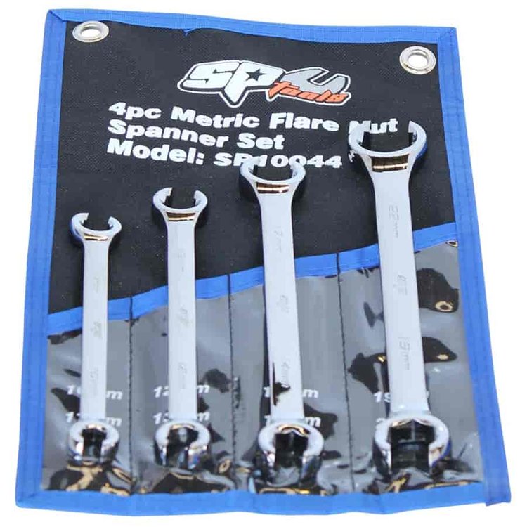 4-Piece Metric Flare Nut Wrench Set