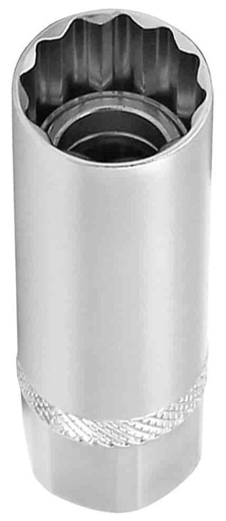 3/8 in. Drive Magnetic Spark Plug Socket [12-Point Metric, 16 mm]