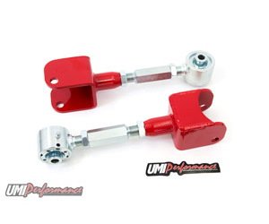 UMI?s adjustable upper control arms allow you to adjust your vehicles pinion angle for optimum perfo
