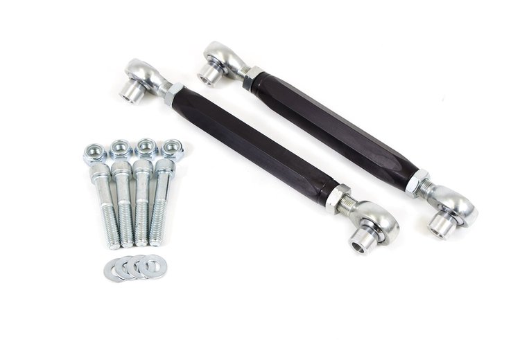 1049 Adjustable Front Sway Bar End Links 05-14 Mustang