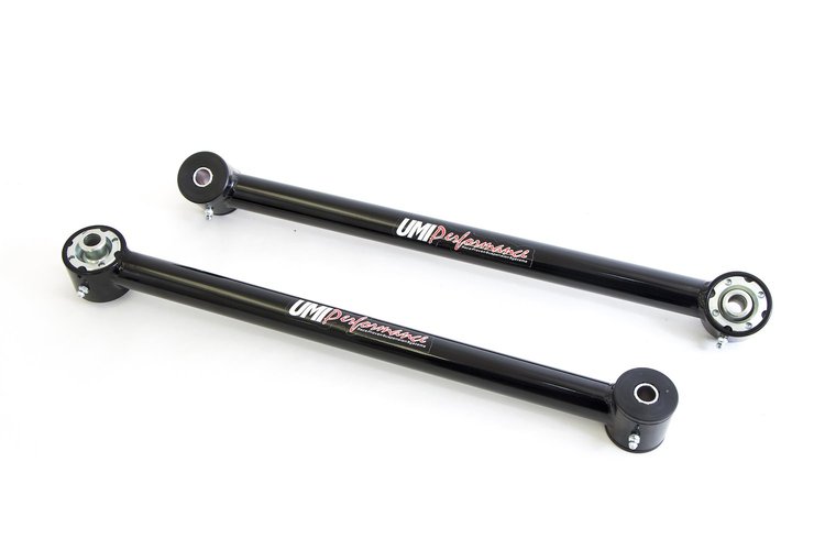 1057-B 2005-2014 Mustang Lower Control Arms- Poly/Roto-Joint Combination; Black