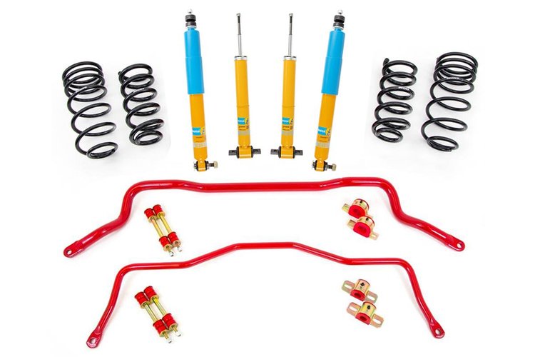 207404-R 1993-2002 Camaro/Firebird Koni Shock/Spring/Sway Bar Kit; Red
