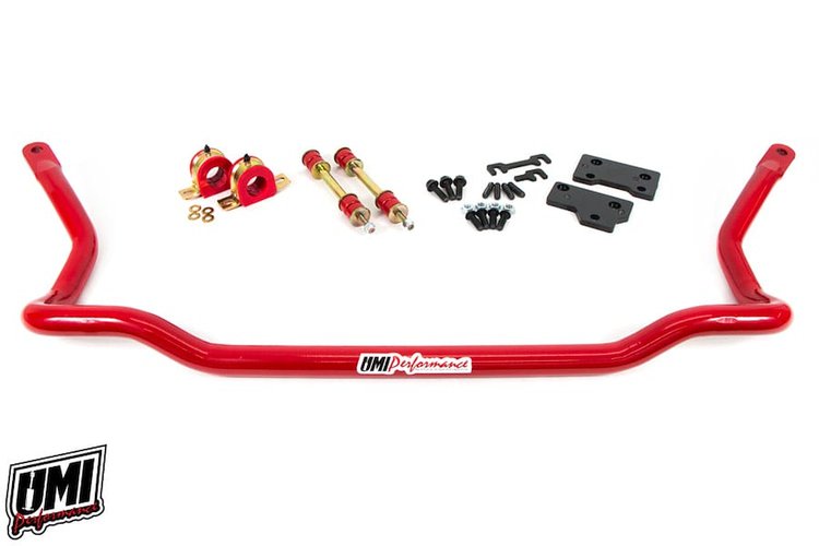 2117-R 1982-1992 GM F-Body Front Sway Bar, 35mm; Red