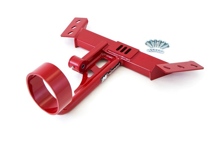 2217AS-R 1982-1992 GM F-Body Tunnel Mounted Torque Arm Mount w/ Loop- Fits 700R4 & T5; Red