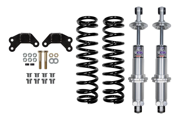 2258-1R Chevrolet Camaro Rear Suspension Kit, Viking Shocks, Race-Handling; Black