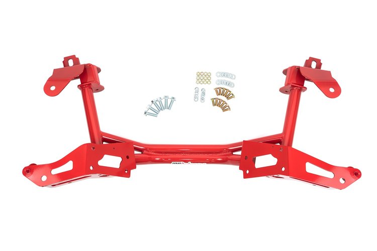 2401MA-R 1982-1992 GM F-Body Tubular K-member, Main Assembly, Red; Red