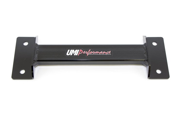The UMI heavy duty tunnel brace reinforces the tunnel area and reduces chassis flex by replacing the