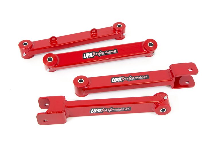 251520-R Rear Trailing Arm and Toe Rod Kit for 2010-2015 Chevrolet Camaro [Red]
