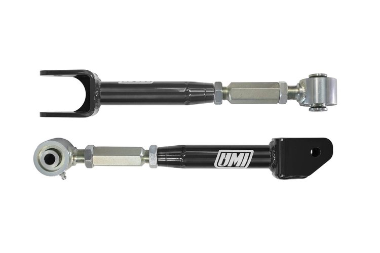 2541-B Camaro Rear Lower Trailing Links, Adjustable, Roto-Joints, Black; Black