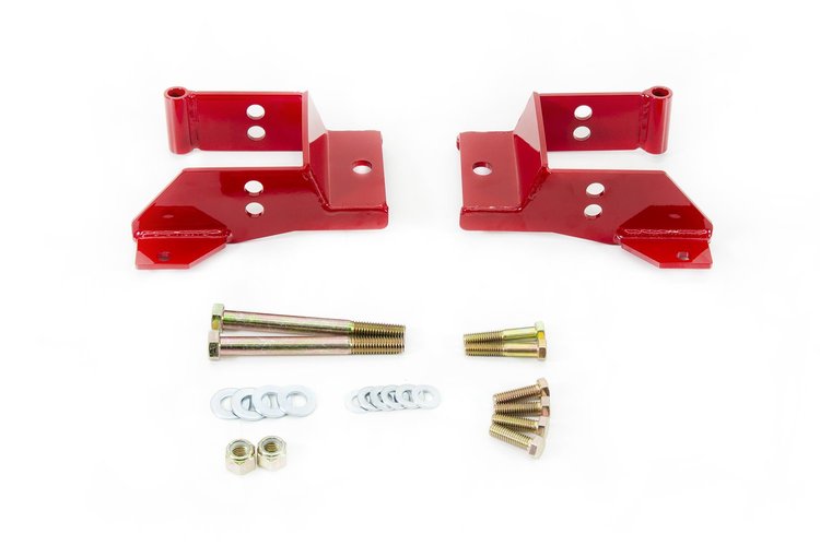 2624-R 1970-1981 GM F-Body Leaf Spring Front Mount; Red
